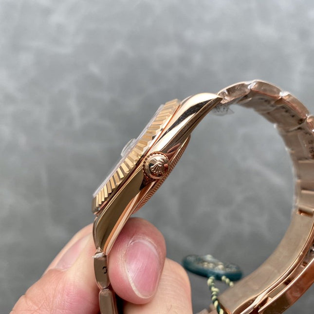 SKY-DWELLER ROSE GOLD 42 GREY DIAL