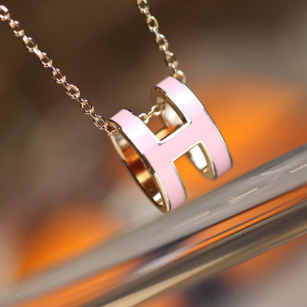POP H PEDANT PINK GOLD