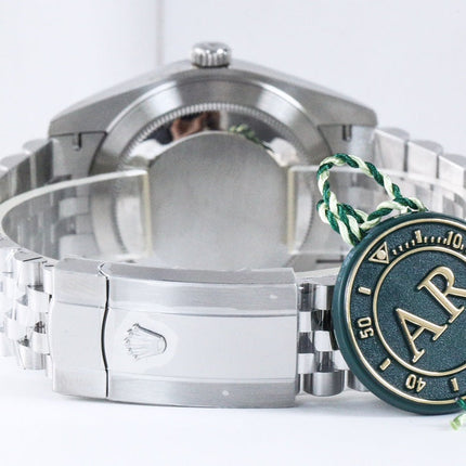DATEJUST 41MM SILVER BLACK DIAL