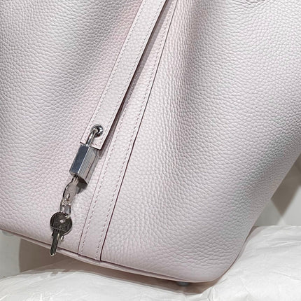 picotin lock 22 soft pink togo shw