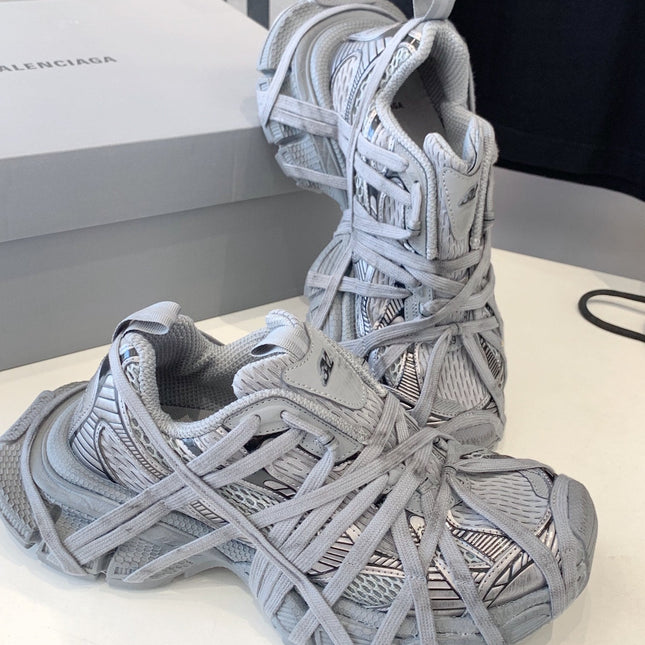 3XL EXTREME LACE SNEAKER ALL GRAY