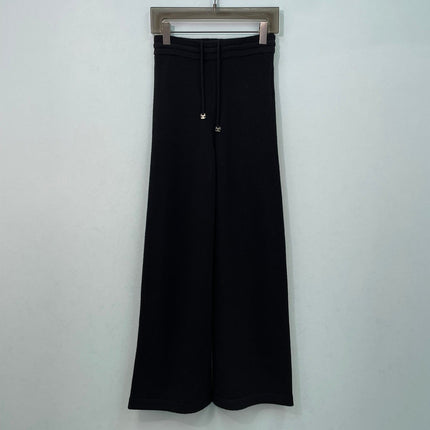 CHANEL 26S WIDE-LEG KNIT PANTS 1736
