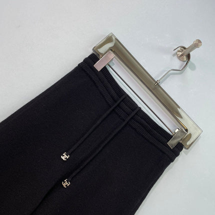 CHANEL 26S WIDE-LEG KNIT PANTS 1736