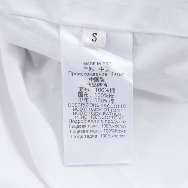 BOTTEGA VENETA 26S COLLAR JACKET IN BEIGE LEATHER