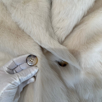 HERMES 26S SHEARLING COAT 814