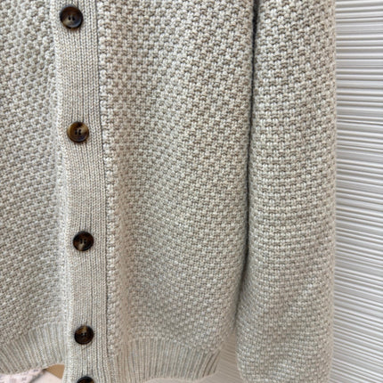 LORO PIANA 26S BUTTON-UP KNIT CARDIGAN 935