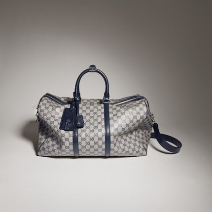 GUCCI 26S DUFFLE BAG 52 IN TAUPE CANVAS