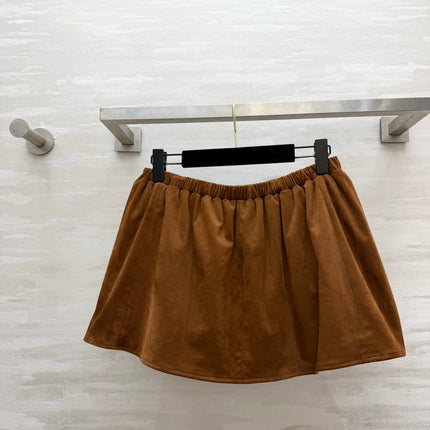 MIUMIU 26S ZIP-UP MINI SKIRT 1599