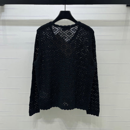 MIUMIU 26S LACE KNIT CARDIGAN 1521