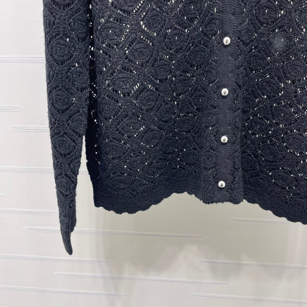 MIUMIU 26S LACE KNIT CARDIGAN 1521