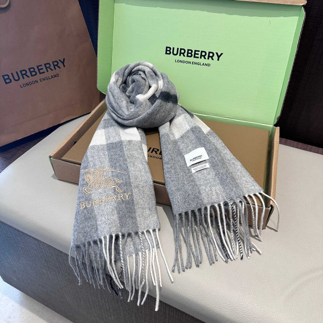 BURBERRY 26S SCARF 180CM IN CASHMERE 196357