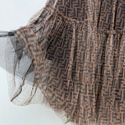 FENDI 26S MAXI SKIRT 464
