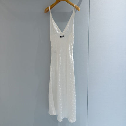 MIUMIU 26S V-NECK SLIP DRESS 1533