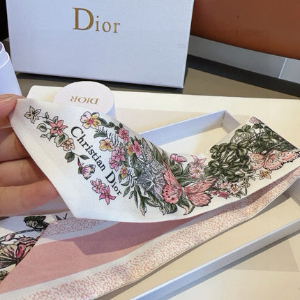 DIOR 26S SCARF 100CM IN SILK 309511