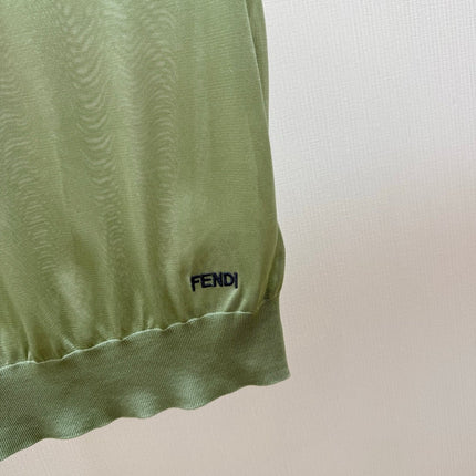 FENDI 26S SLEEVELESS KNIT TOP 373