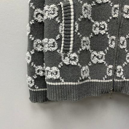 GUCCI 26S ZIP-UP SWEATER JACKET 582