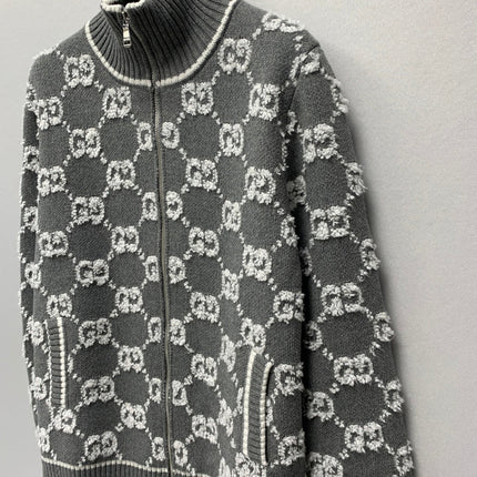 GUCCI 26S ZIP-UP SWEATER JACKET 582