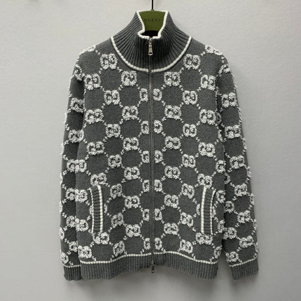 GUCCI 26S ZIP-UP SWEATER JACKET 582