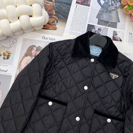 PRADA 25S LIGHTWEIGHT COTTON COLLARED JACKET 365