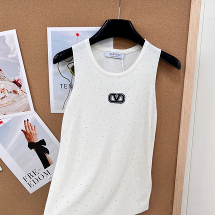VALENTINO 26S EMBELLISHED SLEEVELESS SWEATER STYLE 88