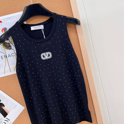 VALENTINO 26S EMBELLISHED SLEEVELESS SWEATER STYLE 87