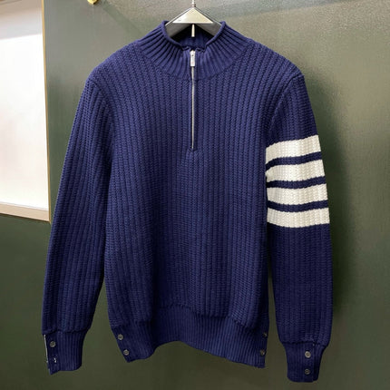 THOM 26S BAR FUNNEL NECK PULLOVER 349