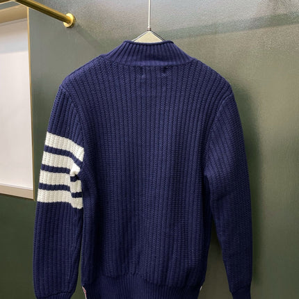 THOM 26S BAR FUNNEL NECK PULLOVER 349