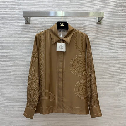 HERMES 26S SHIRT AND SKIRT SET 820
