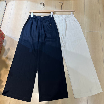 LORO PIANA 26S WIDE LEG PANTS 854