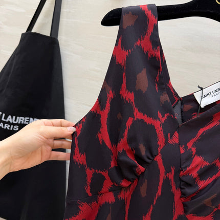 YSL 26S V-NECK MAXI DRESS 276