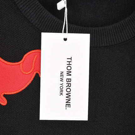 THOM 26S ROUND-NECK KNIT SWEATER 326