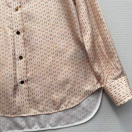 LORO PIANA 26S LONG SLEEVE SILK SHIRT 821