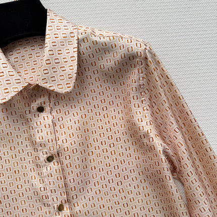 LORO PIANA 26S LONG SLEEVE SILK SHIRT 821