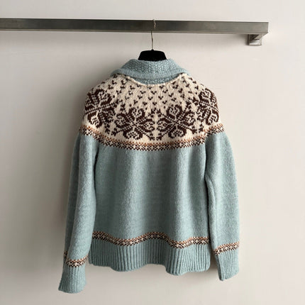CHANEL 26S ZIP-UP KNIT CARDIGAN 1717