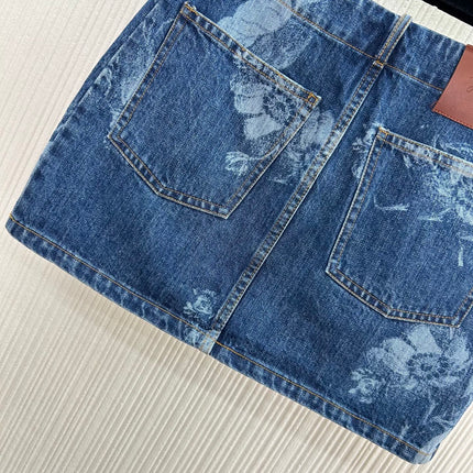 FENDI 26S DENIM SKIRT 453