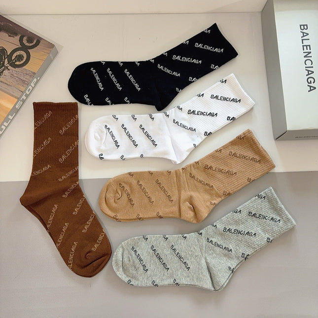BALENCIAGA 26S CREW SOCKS 224312 (1 BOX)
