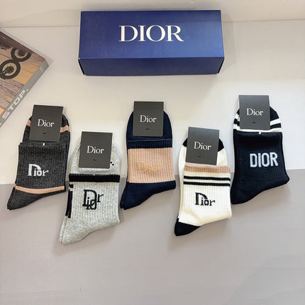 DIOR 26S ANKLE SOCKS 410356 (1 BOX)