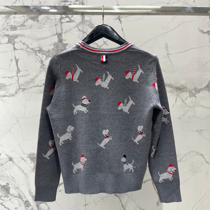 THOM 26S V-NECK KNIT CARDIGAN 307