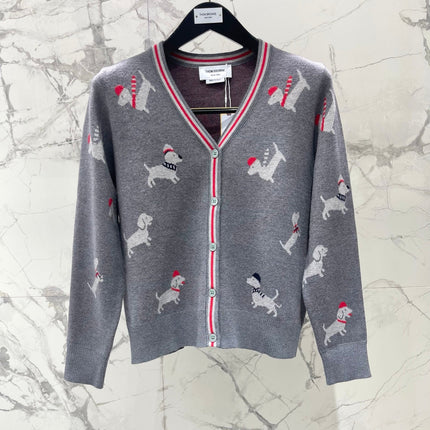 THOM 26S V-NECK KNIT CARDIGAN 307