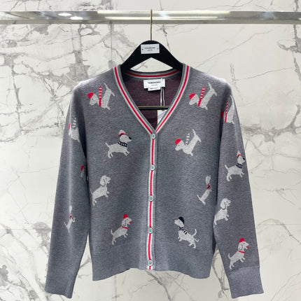 THOM 26S V-NECK KNIT CARDIGAN 307