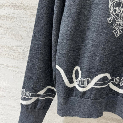 HERMES 26S CREWNECK KNIT SWEATER 867