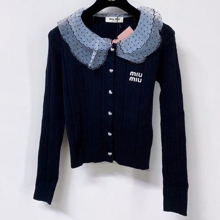 MIUMIU 26S KNIT CARDIGAN 1528