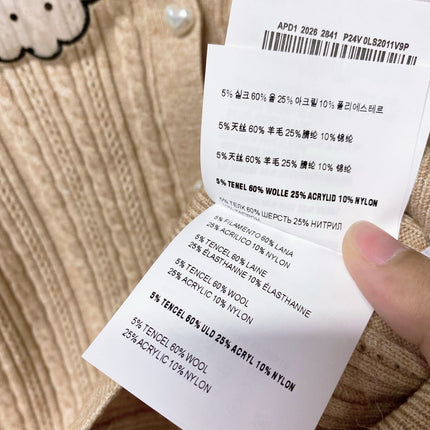 MIUMIU 26S KNIT CARDIGAN 1527