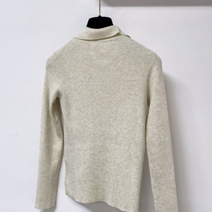 MIUMIU 26S KNIT POLO CARDIGAN 1530