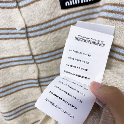 MIUMIU 26S KNIT CARDIGAN 1491