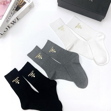 PRADA 26S CREW SOCKS 394011 (1 BOX)