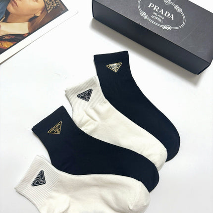 PRADA 26S ANKLE SOCKS 410292 (1 BOX)