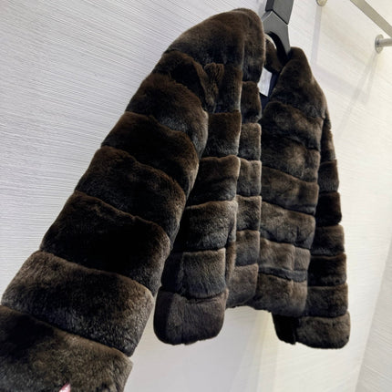 MAX MARA 25S V-NECK FUR COAT 156