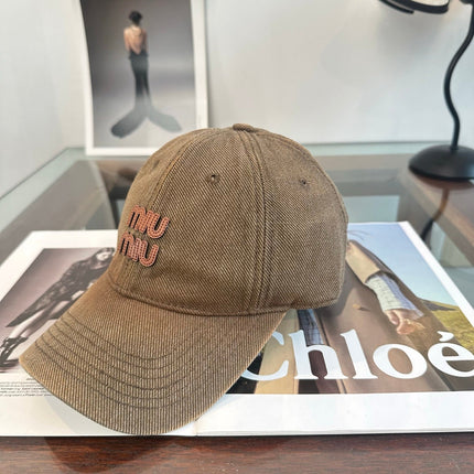 MIUMIU 26S BASEBALL CAP 346738