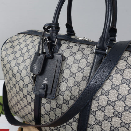 GUCCI 26S DUFFLE BAG 45 IN TAUPE CANVAS